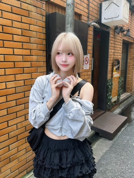 「VIVID LADY（ビビッドレディー）のアイテム」を使った、Ada.さん（レディース・165cm）の夏コーディネート