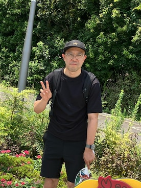 「ARC'TERYX（アークテリクス）のアイテム（帽子）」を使った、tamaossanさん（メンズ・173cm）の夏コーディネート