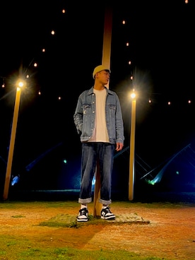 「アイテム（帽子）」を使った、drake0211さん（メンズ・175cm・10代）の春コーディネート