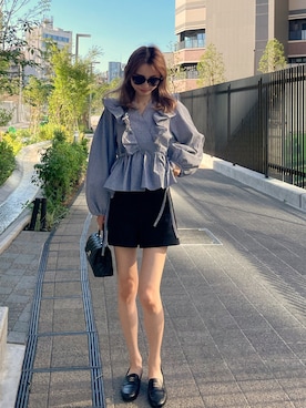 「PIN（ピン）のアイテム」を使った、pincyさん（レディース・164cm）の夏コーディネート