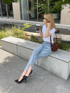 「PIN（ピン）のアイテム」を使った、pincyさん（レディース・164cm）の夏コーディネート