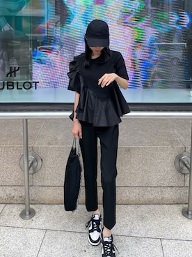 「PIN（ピン）のアイテム」を使った、pincyさん（レディース・164cm）の夏コーディネート