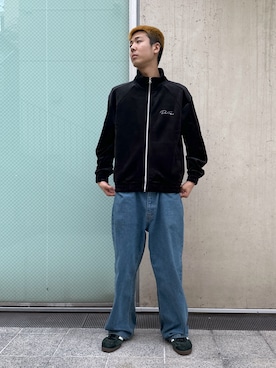 「XLARGE（エクストララージ）のアイテム（ブルゾン）」を使った、りょうへいさん（メンズ・180cm）の冬コーディネート