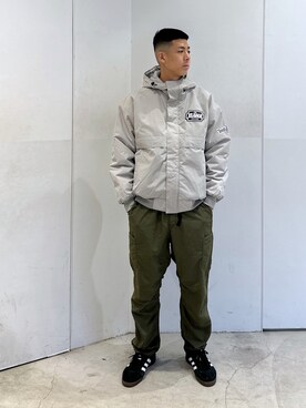 「XLARGE原宿」｜「アイテム（ブルゾン）」を使った、りょうへいさん（メンズ・180cm）の秋コーディネート