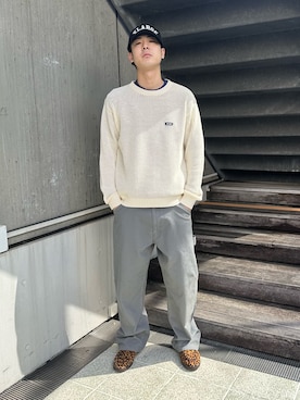 「XLARGE（エクストララージ）のアイテム（帽子）」を使った、りょうへいさん（メンズ・180cm）の春コーディネート