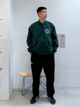 「XLARGE（エクストララージ）のアイテム（その他アウター）」を使った、りょうへいさん（メンズ・180cm）の秋コーディネート
