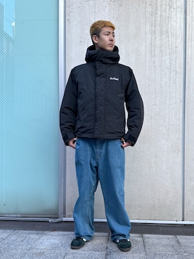 「XLARGE（エクストララージ）のアイテム（その他アウター）」を使った、りょうへいさん（メンズ・180cm）の冬コーディネート