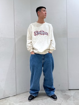 「XLARGE原宿」｜りょうへいさん（メンズ・180cm）の春コーディネート