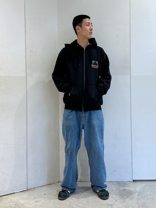 こなた　XLAEGE NETFLIX コラボパーカー　M Hatsunex x SAWAMURAX “limited”コラボパーカー（BLACK） |