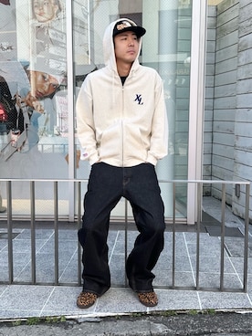 りょうへいさん（メンズ・180cm）の春コーディネート