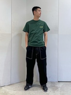 「XLARGE原宿」｜りょうへいさん（メンズ・180cm）の春コーディネート