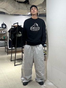 「XLARGE（エクストララージ）のアイテム」を使った、りょうへいさん（メンズ・180cm）の夏コーディネート