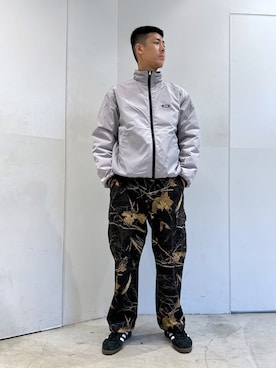 「XLARGE原宿」｜「アイテム（ブルゾン）」を使った、りょうへいさん（メンズ・180cm）の秋コーディネート