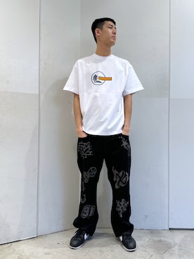 「XLARGE原宿」｜りょうへいさん（メンズ・180cm）の春コーディネート