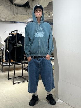「XLARGE（エクストララージ）のアイテム」を使った、りょうへいさん（メンズ・180cm）の夏コーディネート