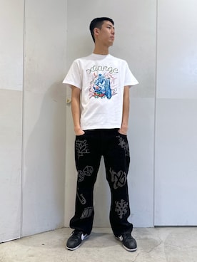 「XLARGE原宿」｜りょうへいさん（メンズ・180cm）の春コーディネート