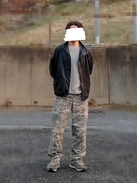 「PARTIMENTO（パルティメント）のアイテム」を使った、しーたさん（メンズ・174cm）の冬コーディネート