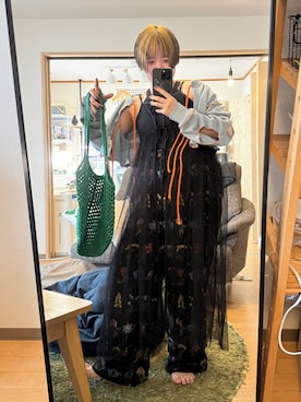 「Ritzy（リッツィー）のアイテム」を使った、antarichanさん（レディース・155cm）の夏コーディネート