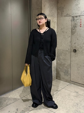 「Adoon plain（アドーンプレーン）のアイテム」を使った、かほさん（レディース・158cm）の春コーディネート