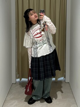 かほさん（レディース・158cm）の春コーディネート