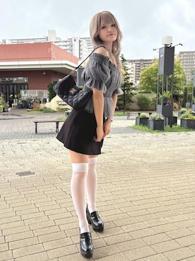 「150cm台コーデ」｜「アイテム（バッグ）」を使った、ingni_sayoさん（レディース・154cm）の夏コーディネート