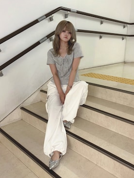 「グレーコーデ」｜ingni_sayoさん（レディース・154cm）の夏コーディネート