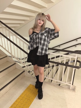 「アイテム（スカート）」を使った、ingni_sayoさん（レディース・154cm・20代）の夏コーディネート