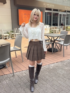 「レースカーディガン」｜ingni_sayoさん（レディース・154cm・20代）の秋コーディネート