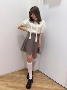 「韓国コーデ」｜「アイテム（パンプス）」を使った、ingni_sayoさん（レディース・154cm）の秋コーディネート