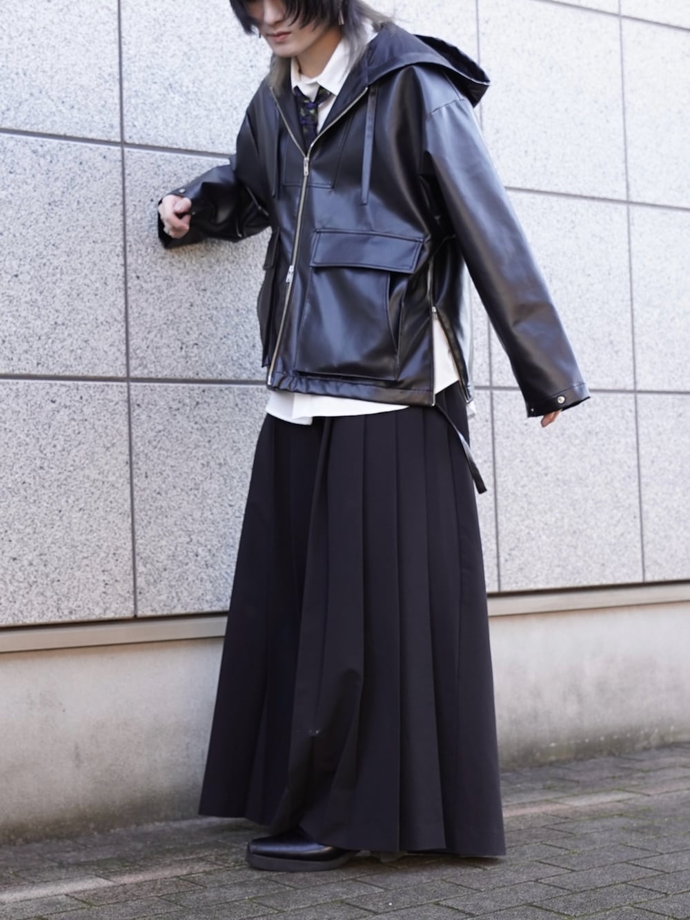 4 tuck pleats buggy flare pants / 4タックプリーツバギーフレア
