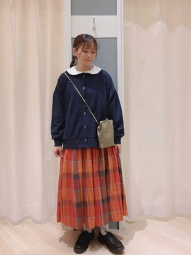 𝙼 𝙸 𝚈 𝚄さん（レディース・158cm）の秋コーディネート