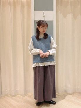 𝙼 𝙸 𝚈 𝚄さん(レディース・158cm)の春コーディネート