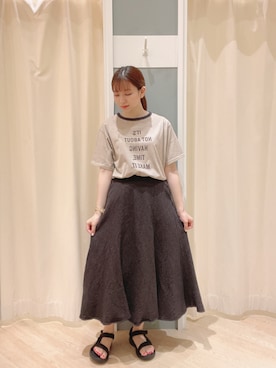 「Teva（テバ）のTEVA（テバ）HURRICANE（ハリケーン） XLT2　スポーツサンダル（サンダル）」を使った、𝙼 𝙸 𝚈 𝚄さん（レディース・158cm）の夏コーディネート