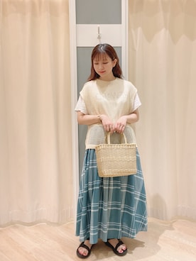 「Teva（テバ）のTEVA（テバ）HURRICANE（ハリケーン） XLT2　スポーツサンダル（サンダル）」を使った、𝙼 𝙸 𝚈 𝚄さん（レディース・158cm）の夏コーディネート