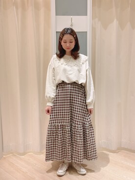 𝙼 𝙸 𝚈 𝚄さん（レディース・158cm）の春コーディネート