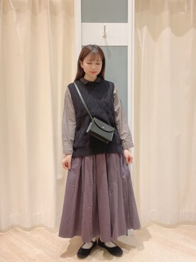 𝙼 𝙸 𝚈 𝚄さん（レディース・158cm）の秋コーディネート