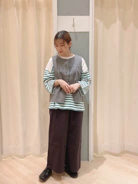 𝙼 𝙸 𝚈 𝚄さん(レディース・158cm)の春コーディネート