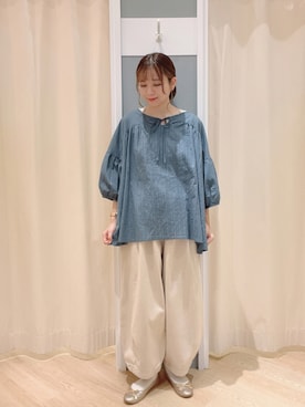 「flower」｜「アイテム（その他）」を使った、𝙼 𝙸 𝚈 𝚄さん（レディース・158cm）の秋コーディネート