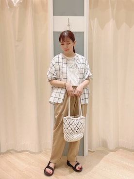 𝙼 𝙸 𝚈 𝚄さん（レディース・158cm）の夏コーディネート