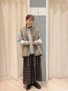 「SM2 ehka sopo 浜松メイワン」｜𝙼 𝙸 𝚈 𝚄さん（レディース・158cm）の秋コーディネート