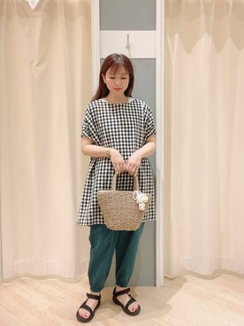 𝙼 𝙸 𝚈 𝚄さん（レディース・158cm）の夏コーディネート