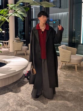 「アイテム（チノパンツ）」を使った、ゆがちさん（メンズ・168cm）の秋コーディネート