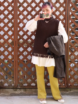 R.Mさん（レディース・159cm）の冬コーディネート