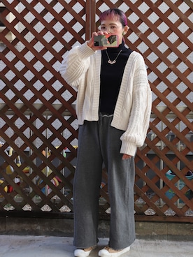 R.Mさん(レディース・159cm)の冬コーディネート