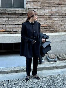 「アイテム（フォーマルスーツ/小物）」を使った、M★★★さん（レディース・156cm）の冬コーディネート