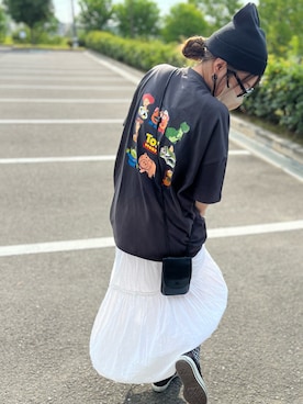 「FIG&VIPER（フィグアンドバイパー）のアイテム（トップス）」を使った、M★★★さん（レディース・156cm）の夏コーディネート
