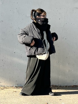 「アイテム（ワンピース/ドレス）」を使った、M★★★さん（レディース・156cm）の冬コーディネート