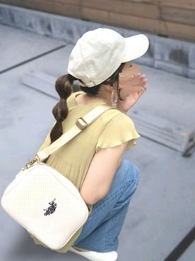 「アイテム（パンプス）」を使った、M★★★さん（レディース・156cm）の夏コーディネート