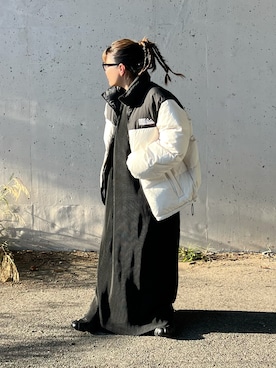 「アイテム（ワンピース/ドレス）」を使った、M★★★さん（レディース・156cm）の冬コーディネート