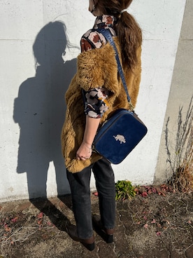 「AZUL by moussy（アズールバイマウジー）のアイテム」を使った、M★★★さん（骨格ストレート・レディース・156cm）の秋コーディネート